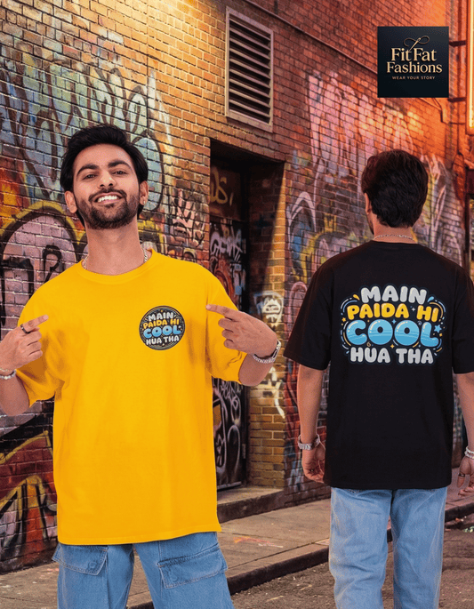 Main Paida Hi Cool Hua Tha Unisex Terry Oversized Tee