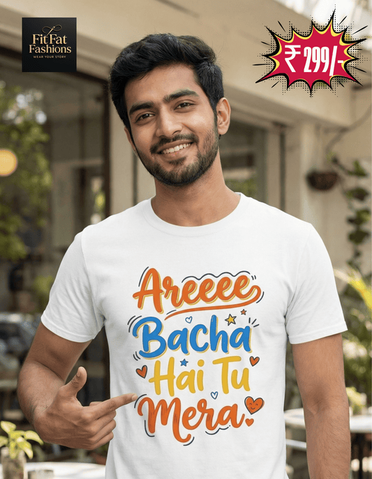 Areeee Bacha Hai Tu Mera Unisex Basic T-Shirt