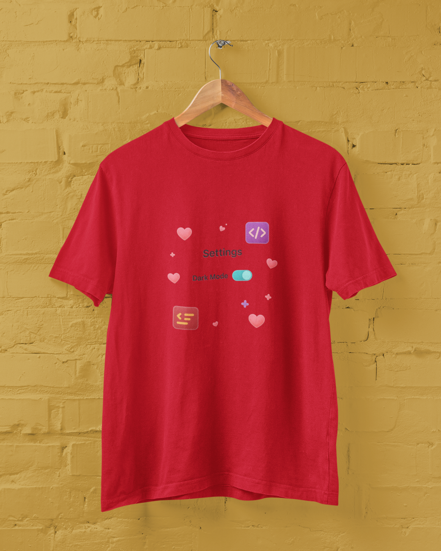 Settings Dark Mode Unisex tee