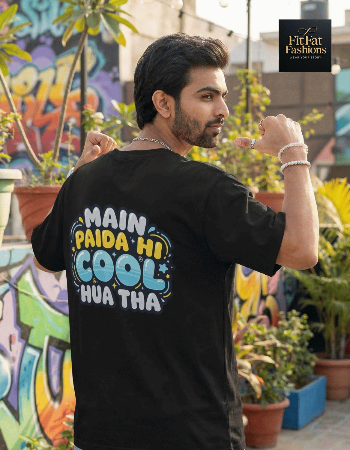 Main Paida Hi Cool Hua Tha Unisex Terry Oversized Tee