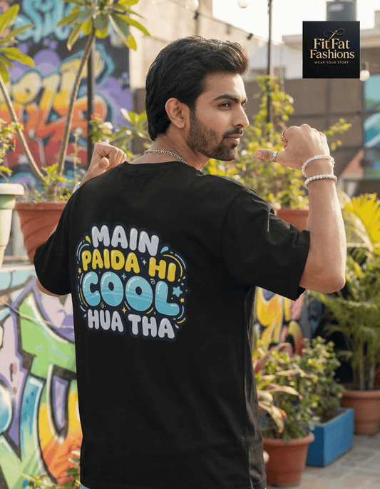 Main Paida Hi Cool Hua Tha Unisex Terry Oversized Tee