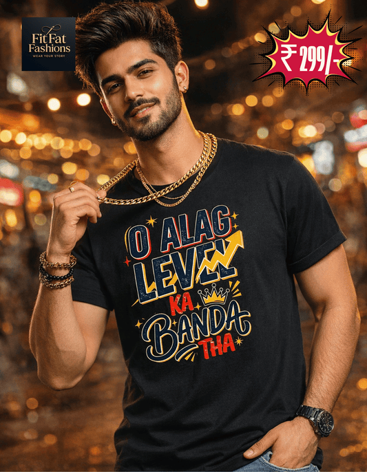 O Alag Level Ka Banda Tha Unisex Basic T-Shirt