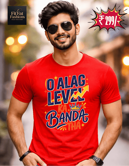 O Alag Level Ka Banda Tha Unisex Basic T-Shirt