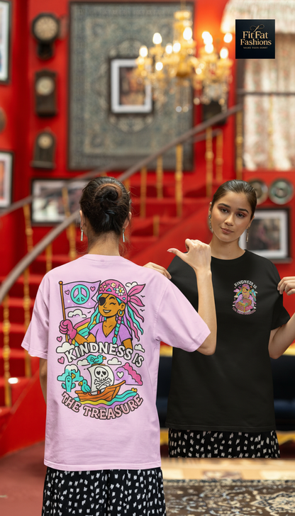Kindness is The Treasure Women Terry Oversized Tee