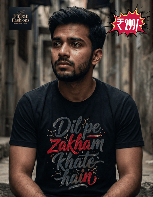 Dil Pe Zakham Khate Hain Unisex Basic T-Shirt