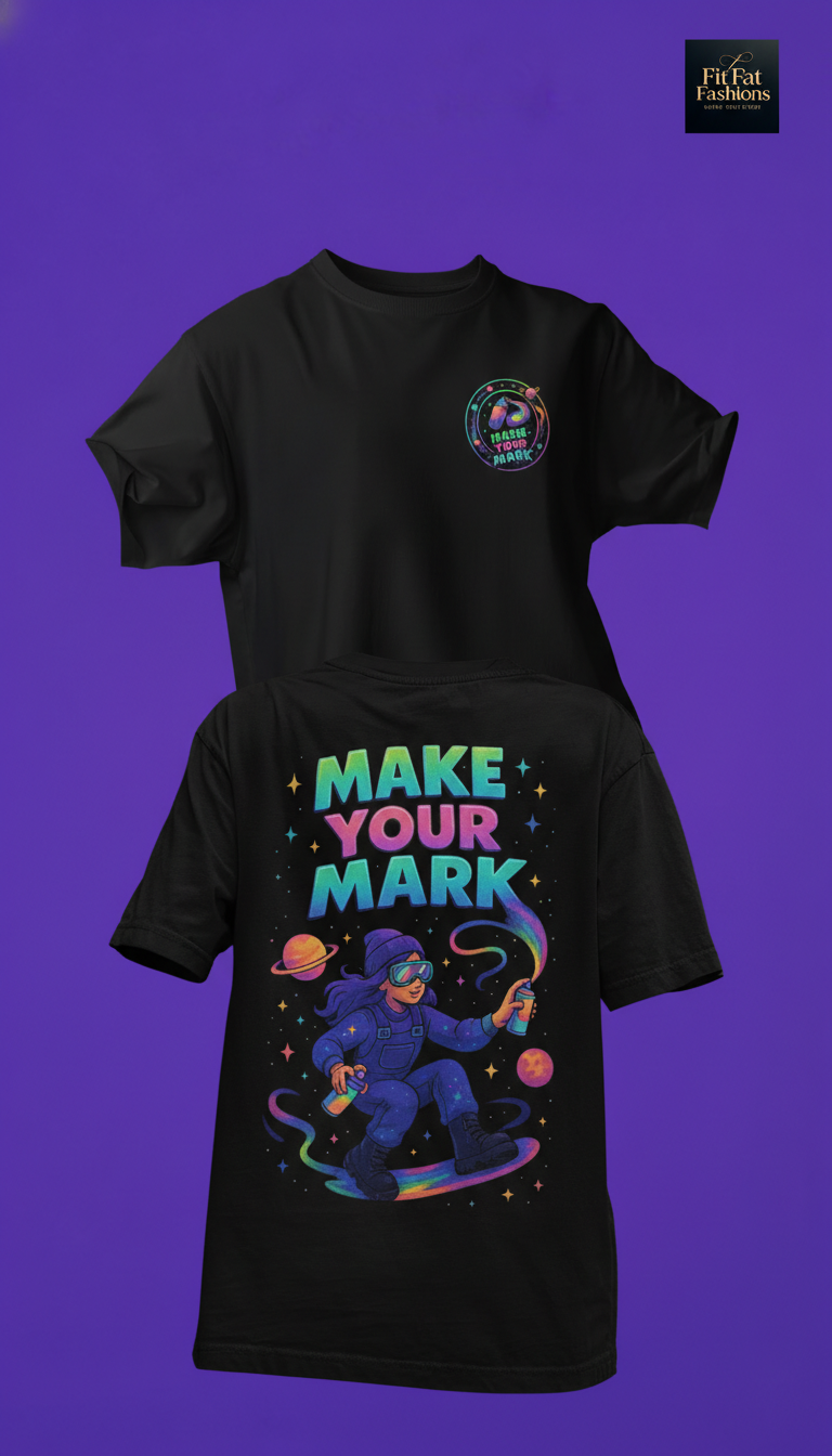 Make Your Mark Women Terry Oversized Tee