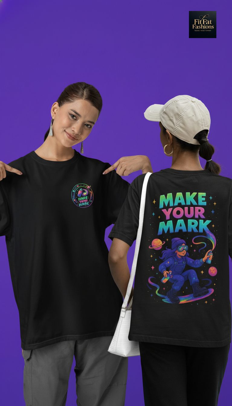 Make Your Mark Women Terry Oversized Tee