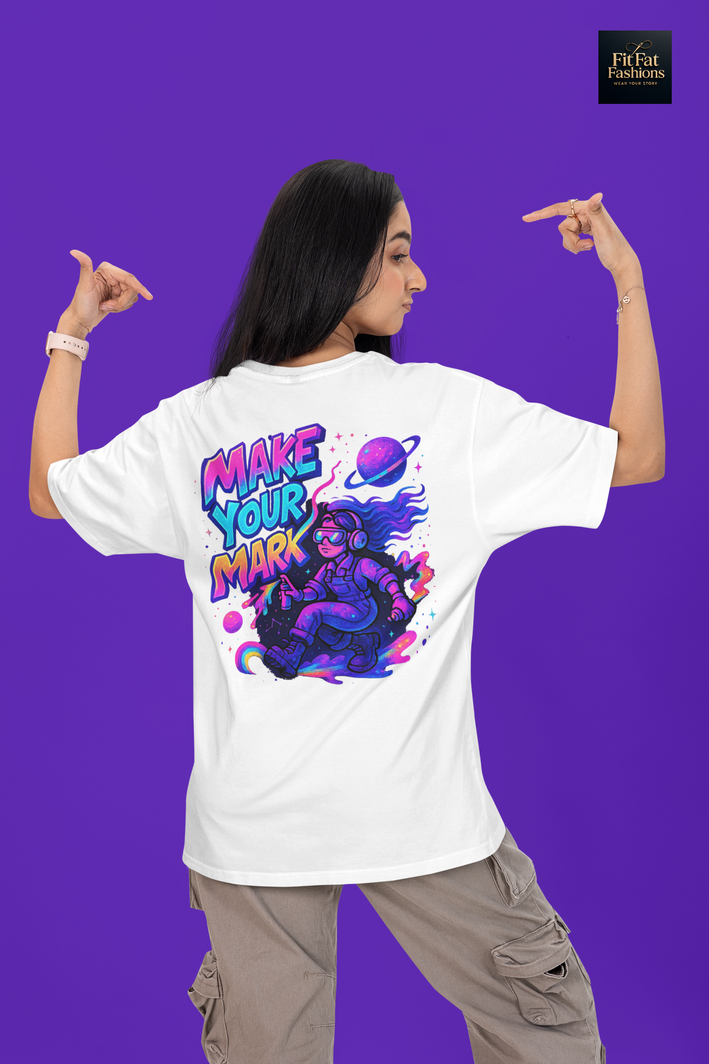 Make Your Mark Unisex Terry Oversized Tee