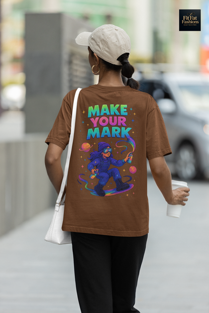 Make Your Mark Women Terry Oversized Tee