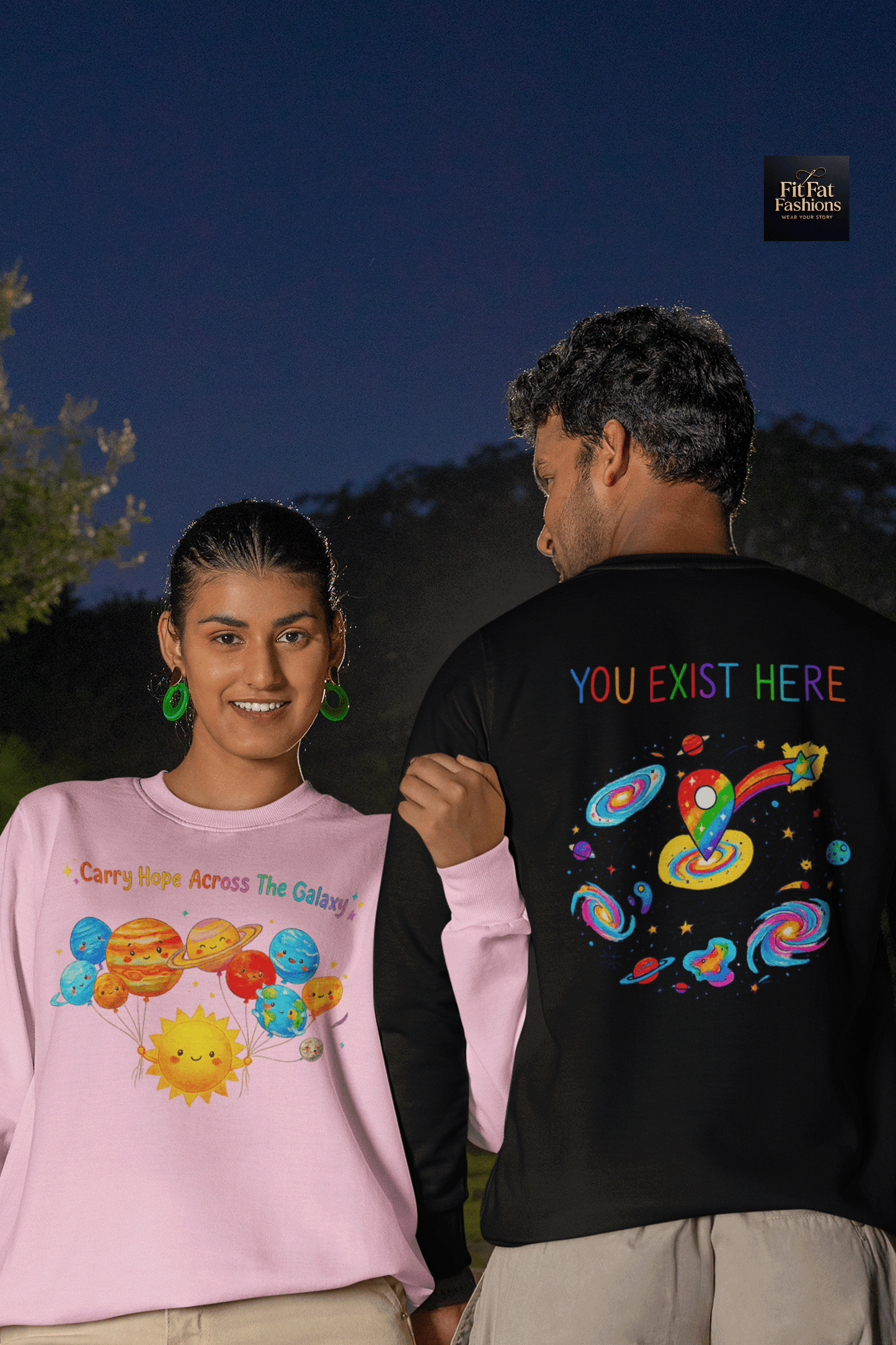 Carry Hope Across The Galaxy Unisex Sweatshirt