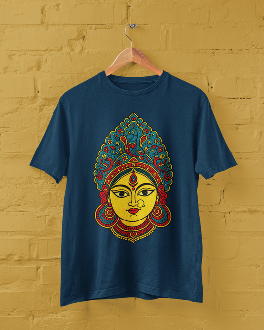 Maa Durga Artistic Face Unisex Tee