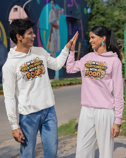 In A Relationship With Food Unisex Hoodie