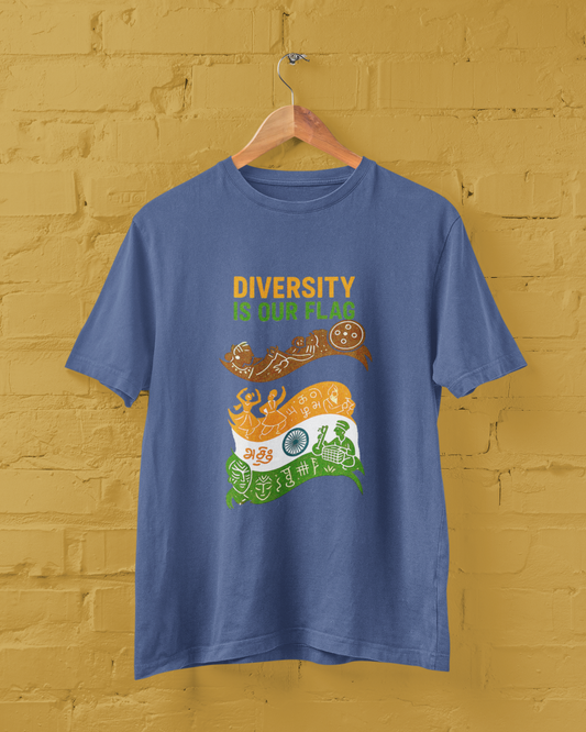 Diversity is our Flag, INDIA Unisex Tee 🇮🇳