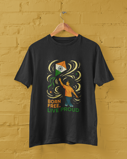 Born FREE, Live PROUD Unisex Tee 🇮🇳