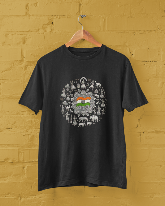 A Symphony of Culture & Freedom of India Unisex Tee 🇮🇳
