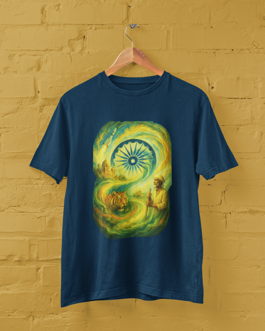 Tiger's Roar, Farmer's Strength, Nation's Pride Unisex Tee 🇮🇳