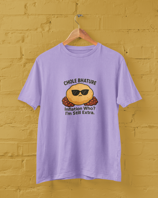 Chole Bhature, Inflation Who? I'm Still Extra Unisex Tee