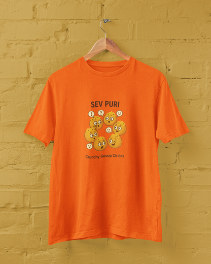 Sev Puri, Crunchy Gossip Circles Unisex Tee