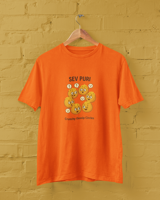 Sev Puri, Crunchy Gossip Circles Unisex Tee