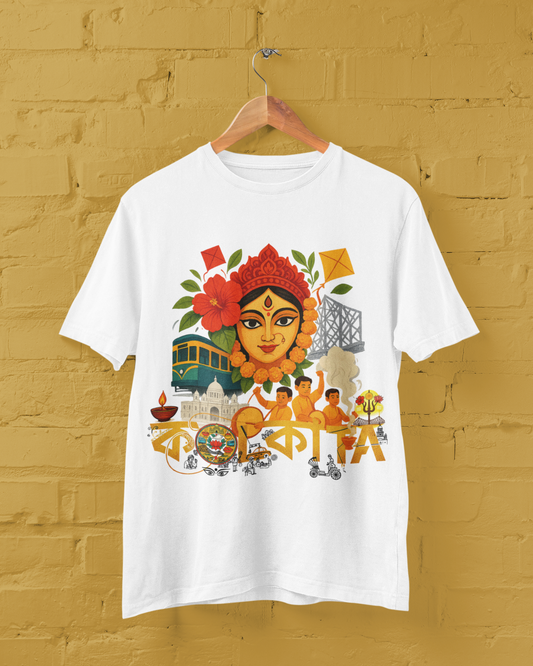 Durga Puja Kolkata Unisex Tee