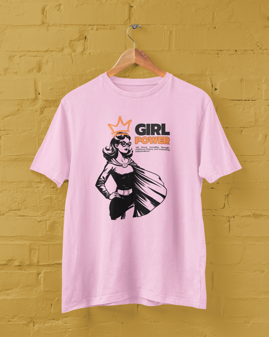 Girl Power With Quote Women's Tee