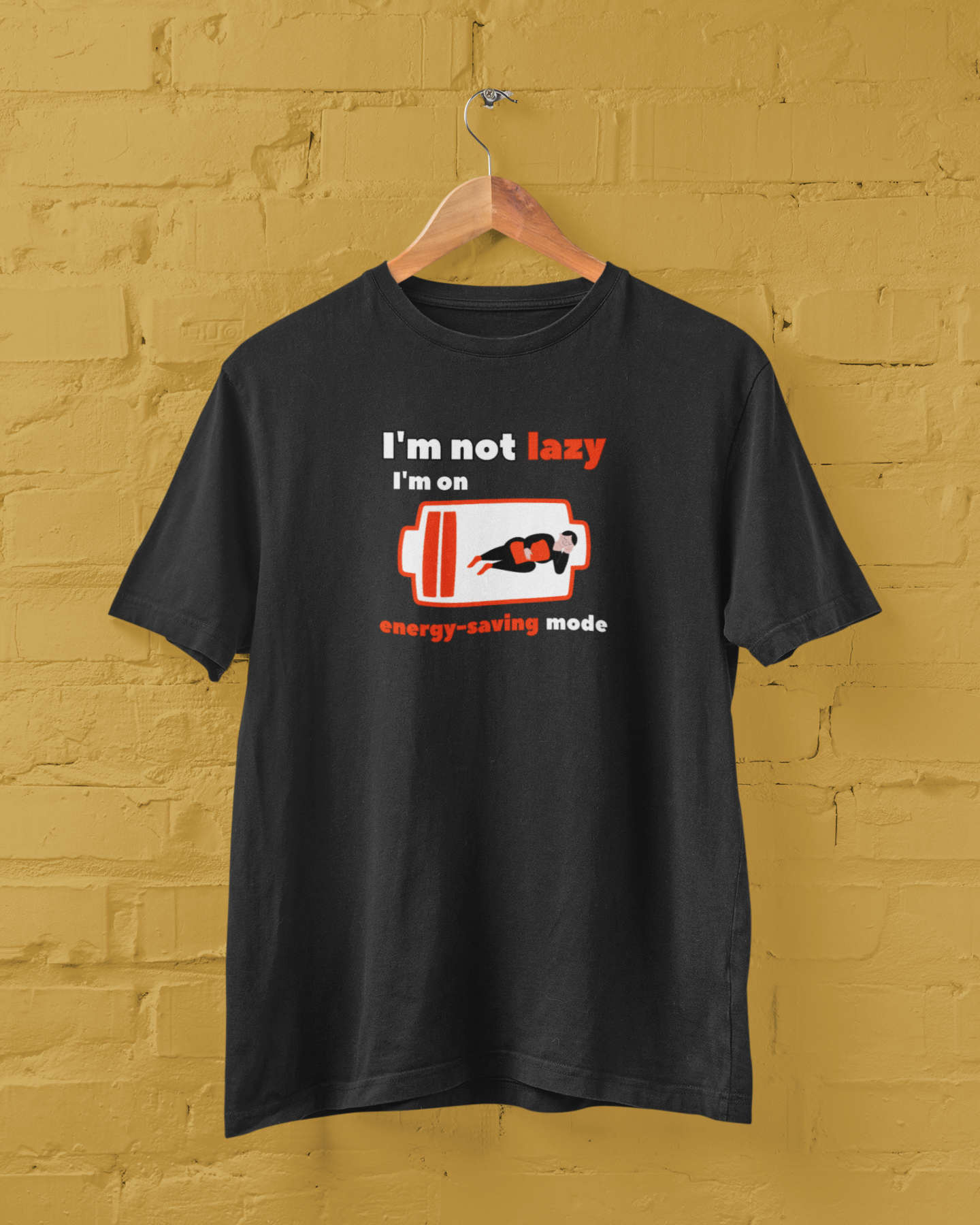 Energy Saving Mode Unisex Tee