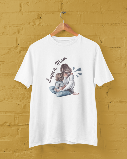 Super Mom with Baby Women's Tee