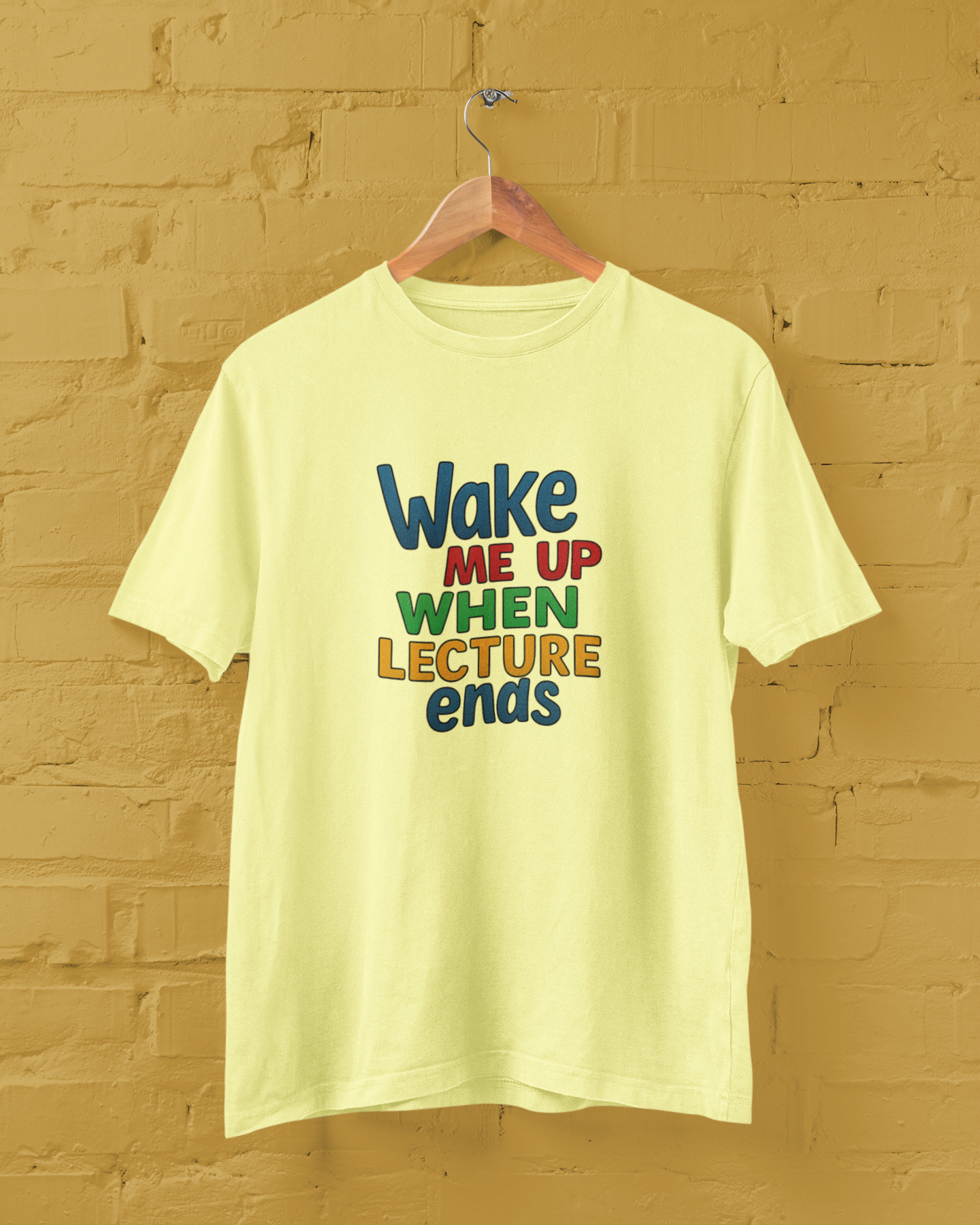 Wake Me Up When Lecture Ends Unisex Tee